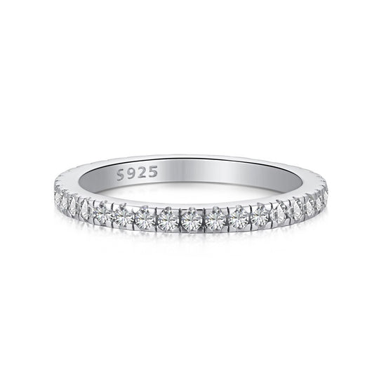 ANILLO ETERNIDAD DE PLATA DE LEY