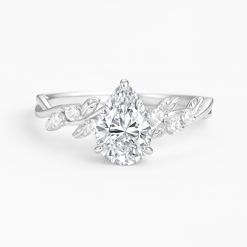 GLIMMERING RAINDROP RING