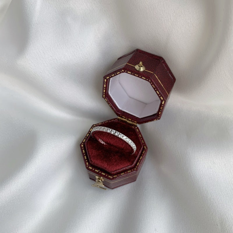 ANILLO ETERNIDAD DE PLATA DE LEY