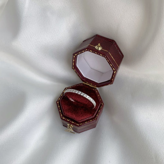 ANILLO ETERNIDAD DE PLATA DE LEY