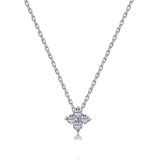 ZIERLICHE CHARM-HALSKETTE AUS STERLINGSILBER