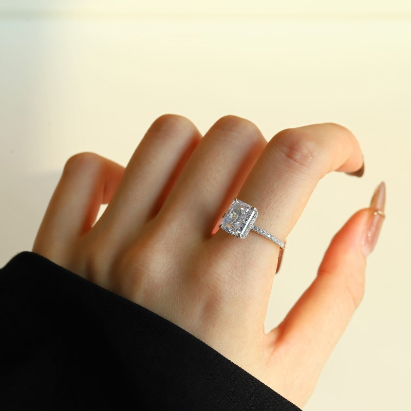 ANILLO DE PLATA DE LEY PARAÍSO CON DIAMANTES