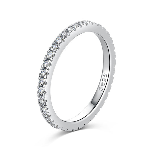ANILLO ETERNIDAD DE PLATA DE LEY