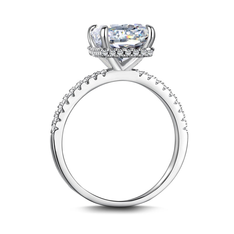 ANILLO DE PLATA DE LEY PARAÍSO CON DIAMANTES