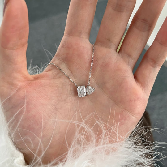 ZUSAMMEN ALS EINE STERLINGSILBER-HALSKETTE