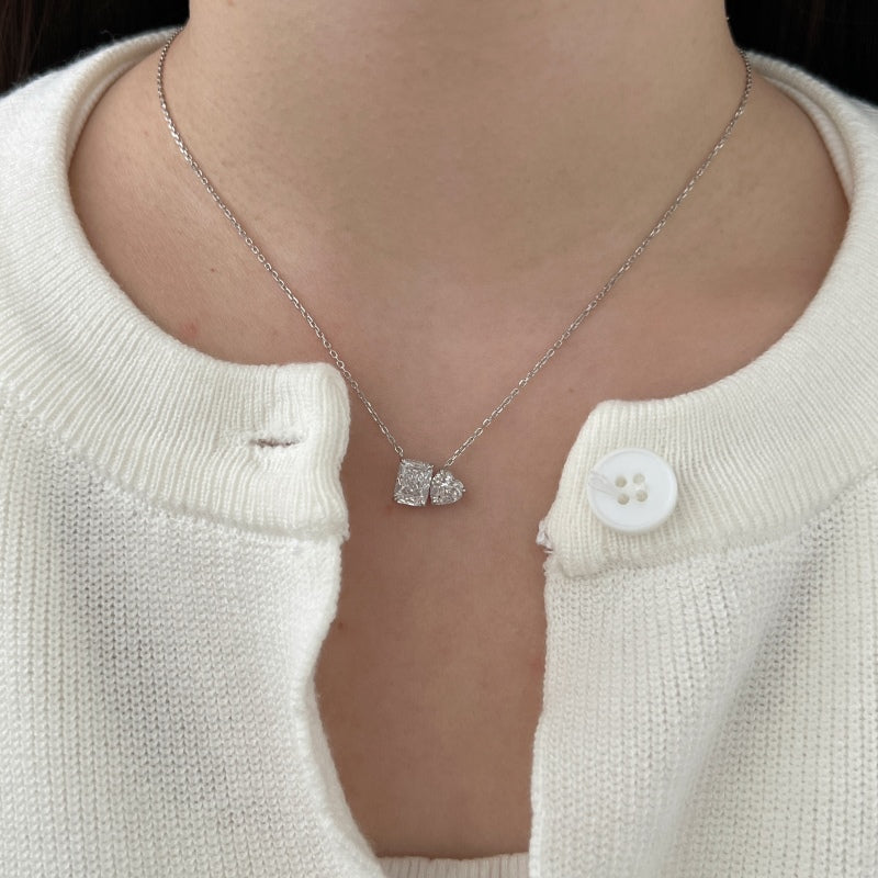 ZUSAMMEN ALS EINE STERLINGSILBER-HALSKETTE