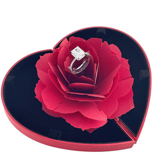 ROSE POP UP RING BOX