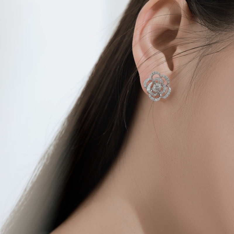 CAMELLIA EARRINGS