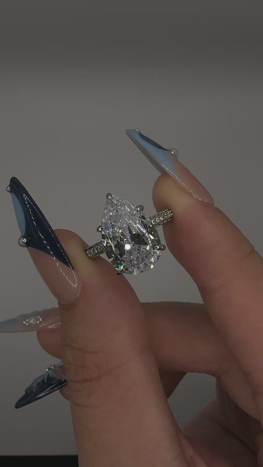 GLACIAL PEAR RING